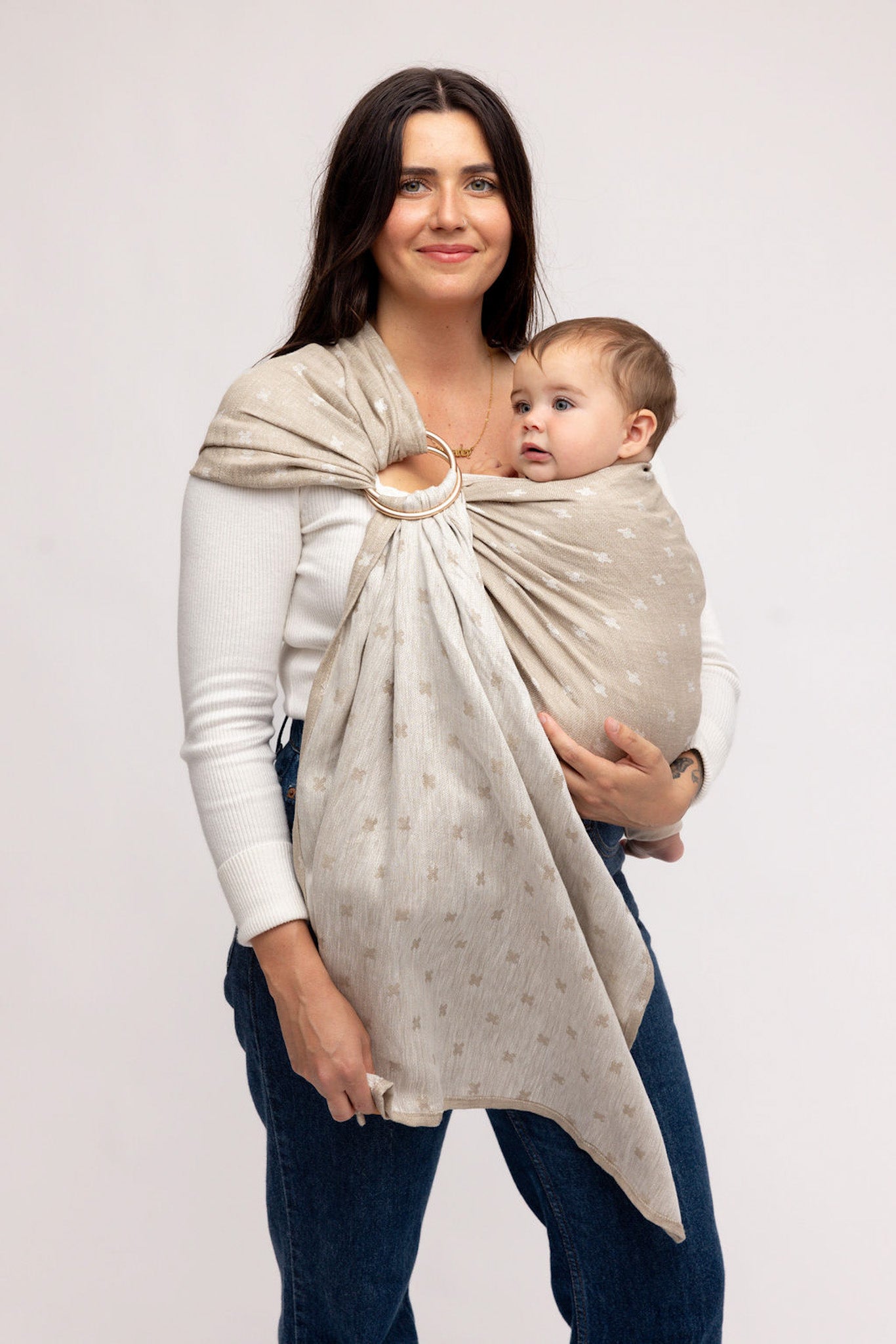 Baby Carrier Ring Sling Linen Spizella Linen Sling – WildBird