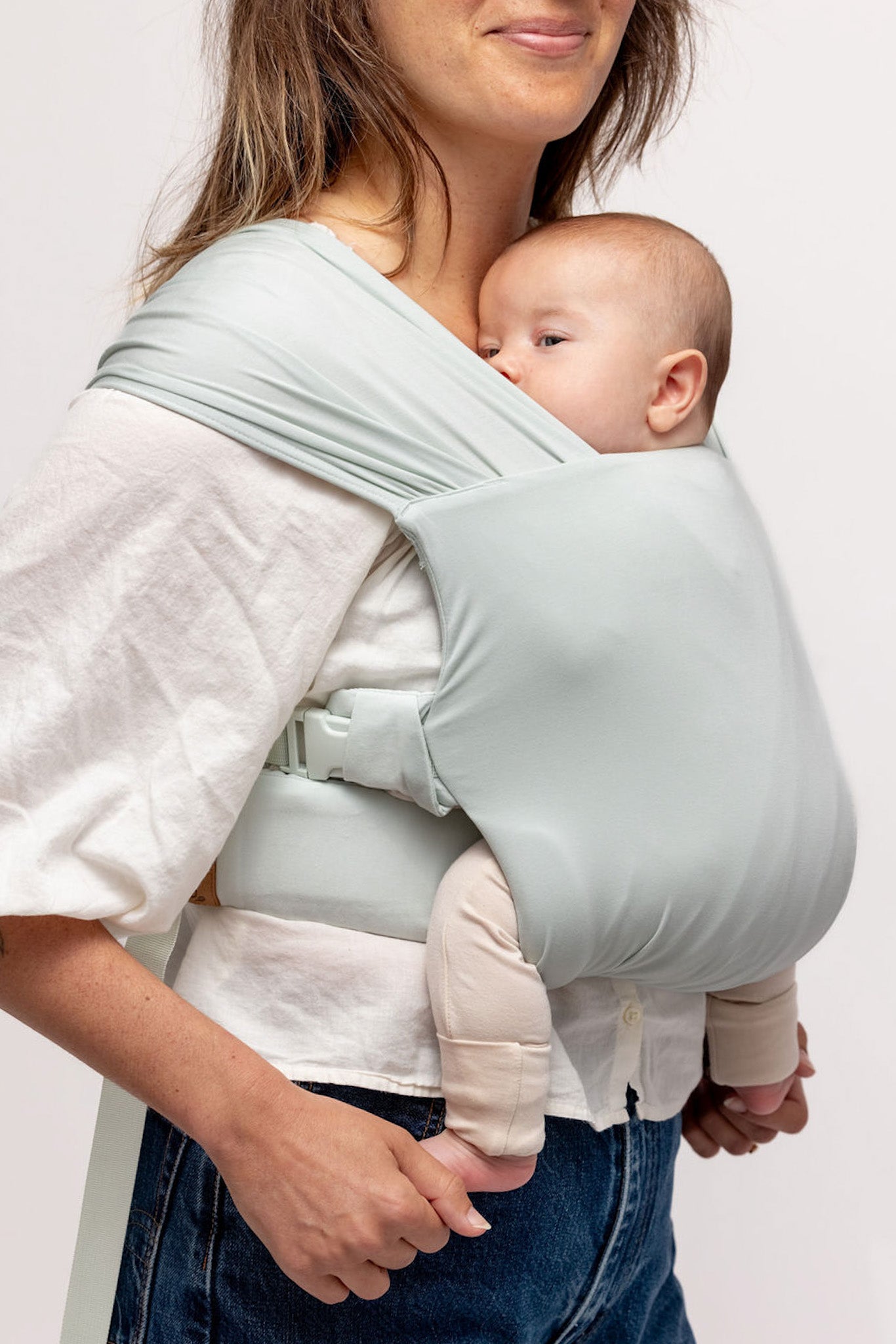 Damson - Aerial Newborn Buckle Wrap