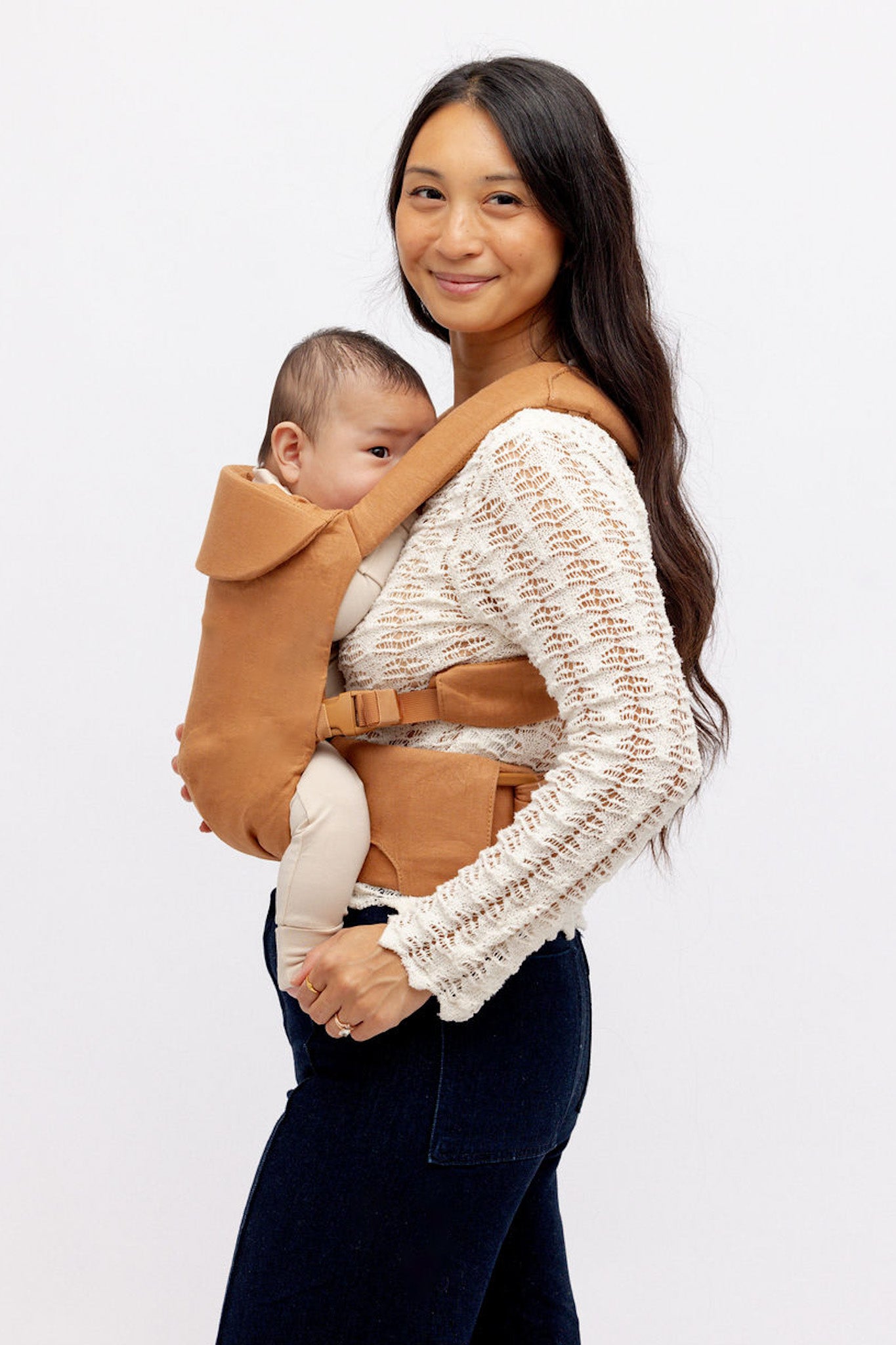 Willow Aerial Carrier- Brown Baby Carriers for Bonding in Style