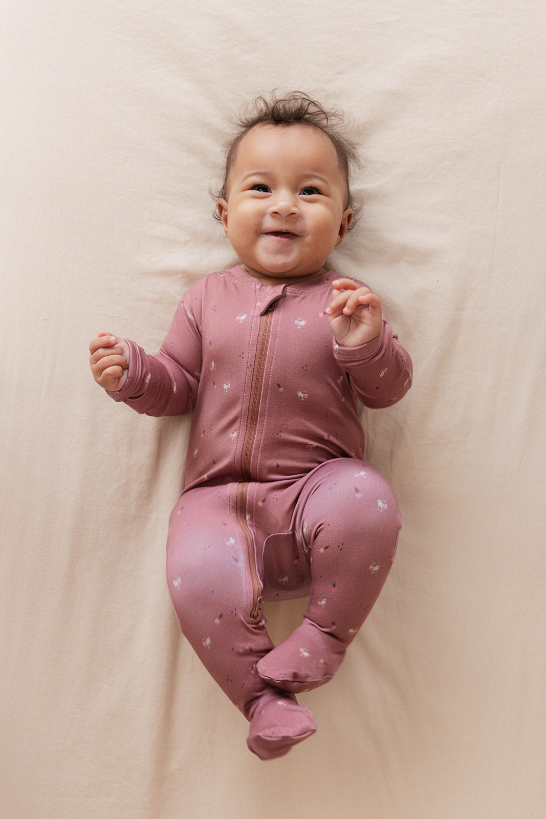 Aisling CloudBlend Footed Pajamas WildBird