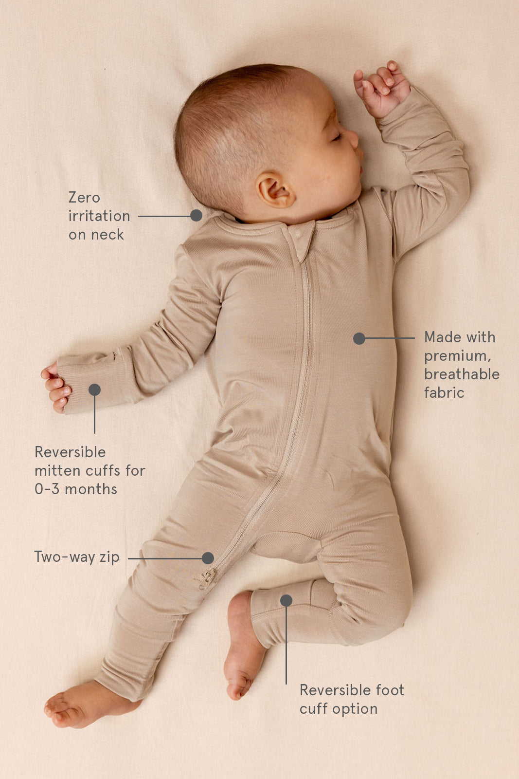 Beatrix - CloudBlend™ Footless Pajamas