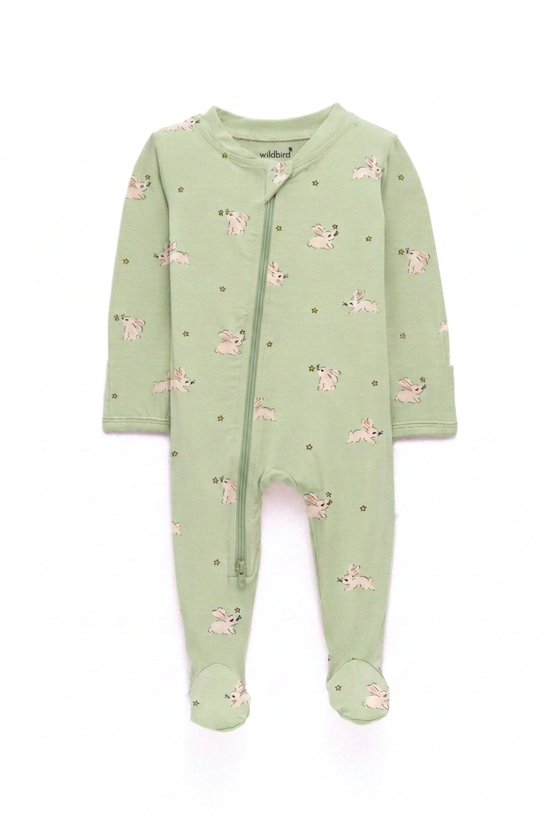 Bunny - CloudBlend™ Footed Pajamas