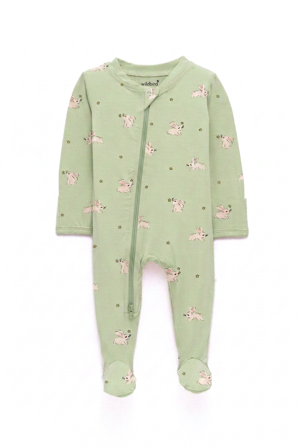 Bunny - CloudBlend™ Footed Pajamas