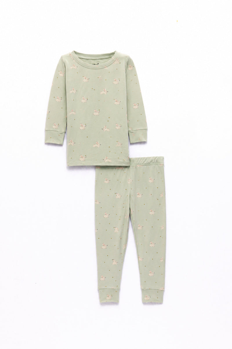 Bunny - CloudBlend™ Long Sleeve Pajamas Set