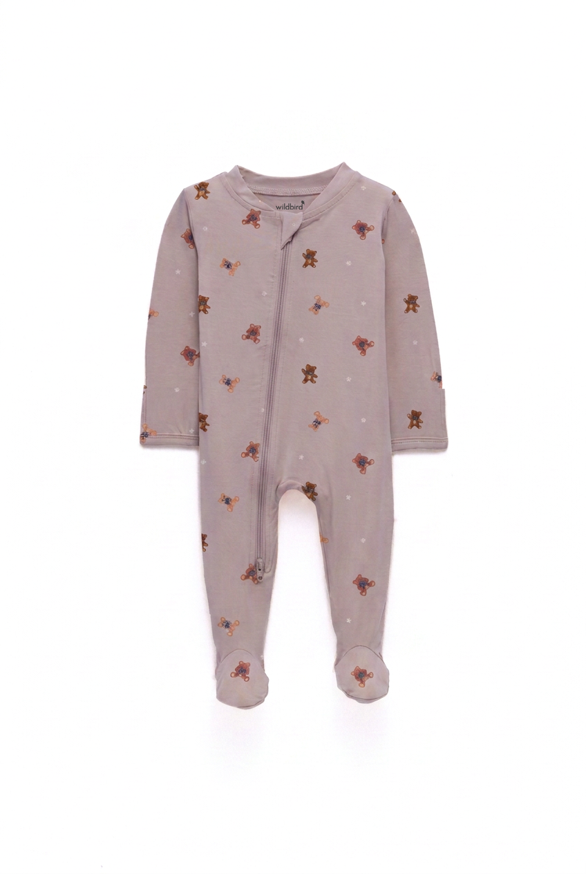 Teddy - CloudBlend™ Footed Pajamas