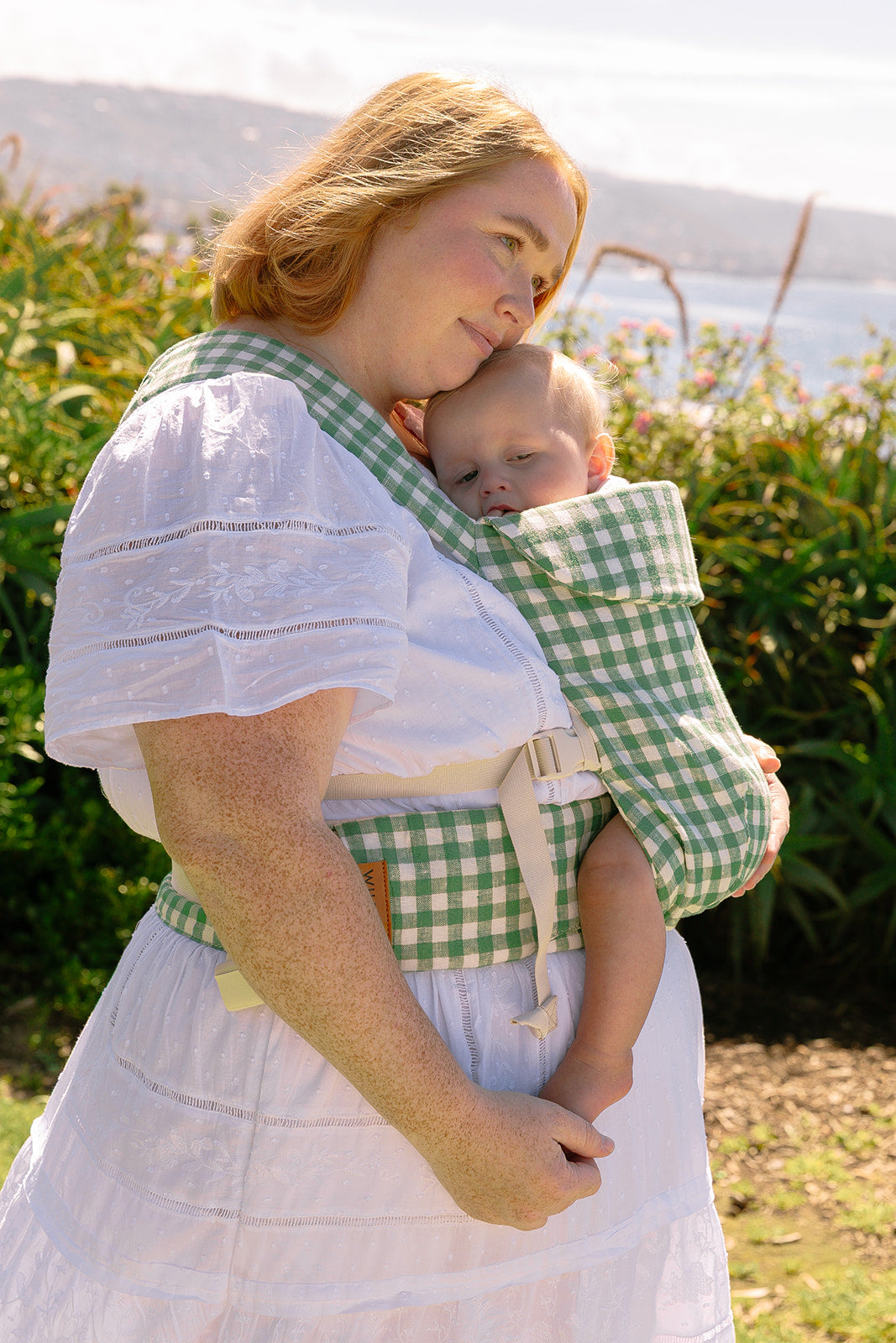 WildBird Parker Aerial Carrier in green gingham