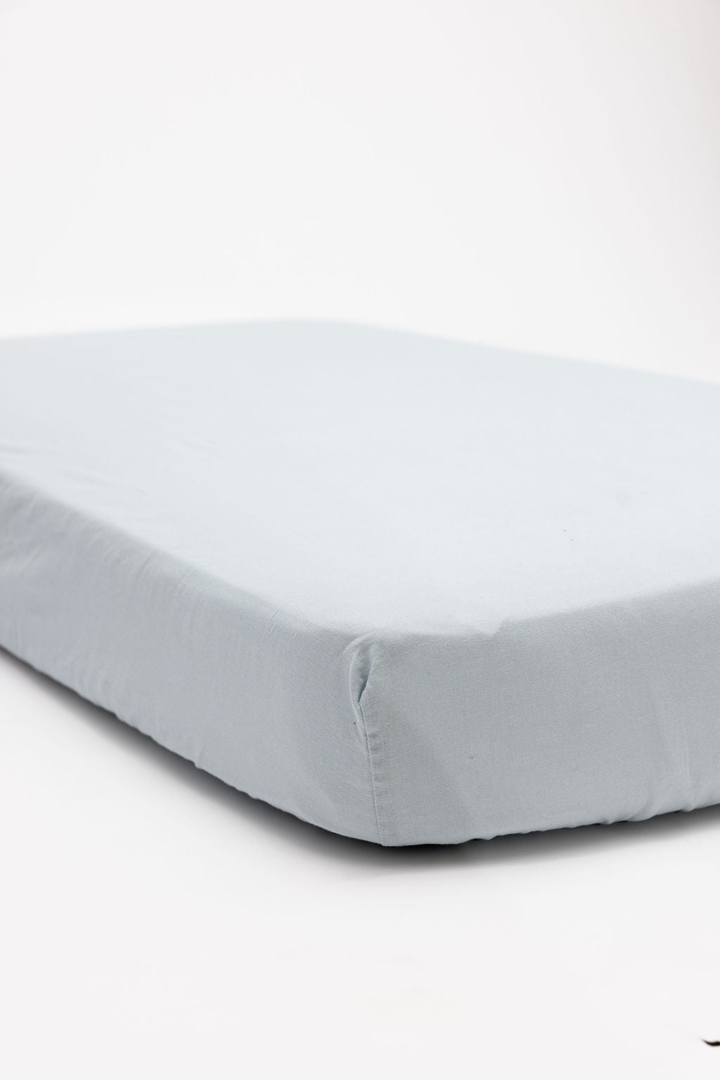 Dove - Linen Crib Sheet