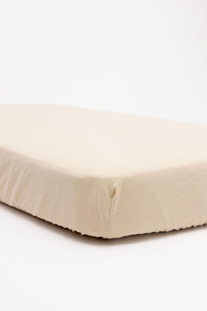 Sparrow Linen Crib Sheet
