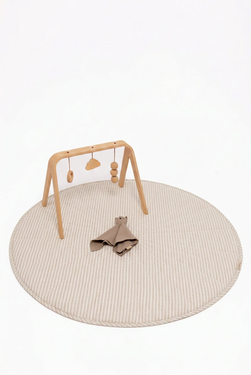 Swan - Linen Quilted Playmat