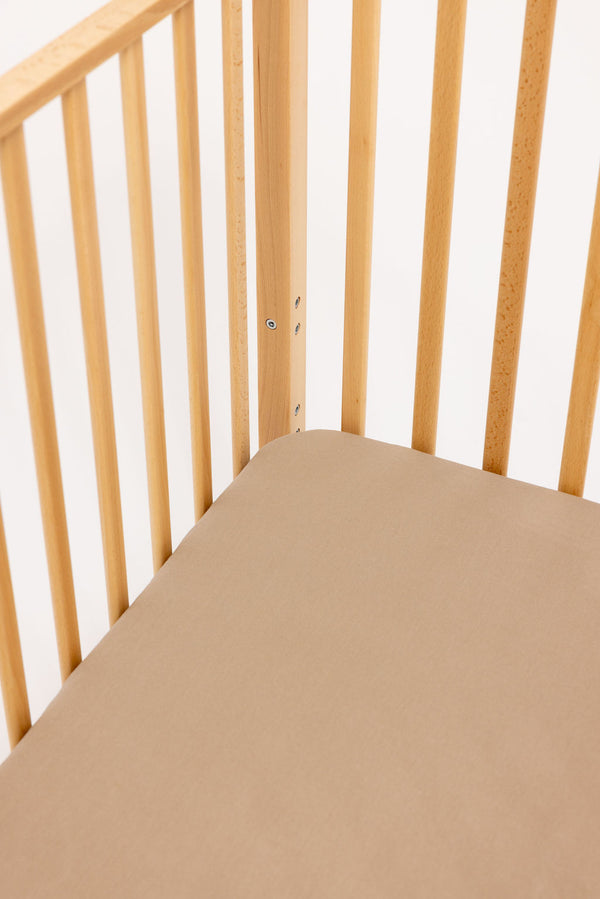 Desert Lark - Linen Crib Sheet