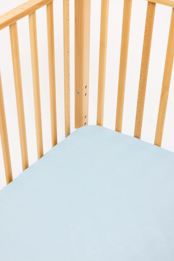 Dove - Linen Crib Sheet