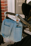 Light Denim - Stroller Strap Clip Set