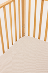 Swan - Linen Crib Sheet