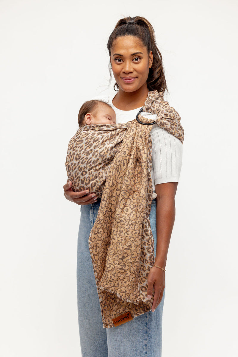 Leopard - Linen Sling