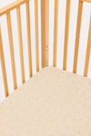 Begonia - Linen Crib Sheet