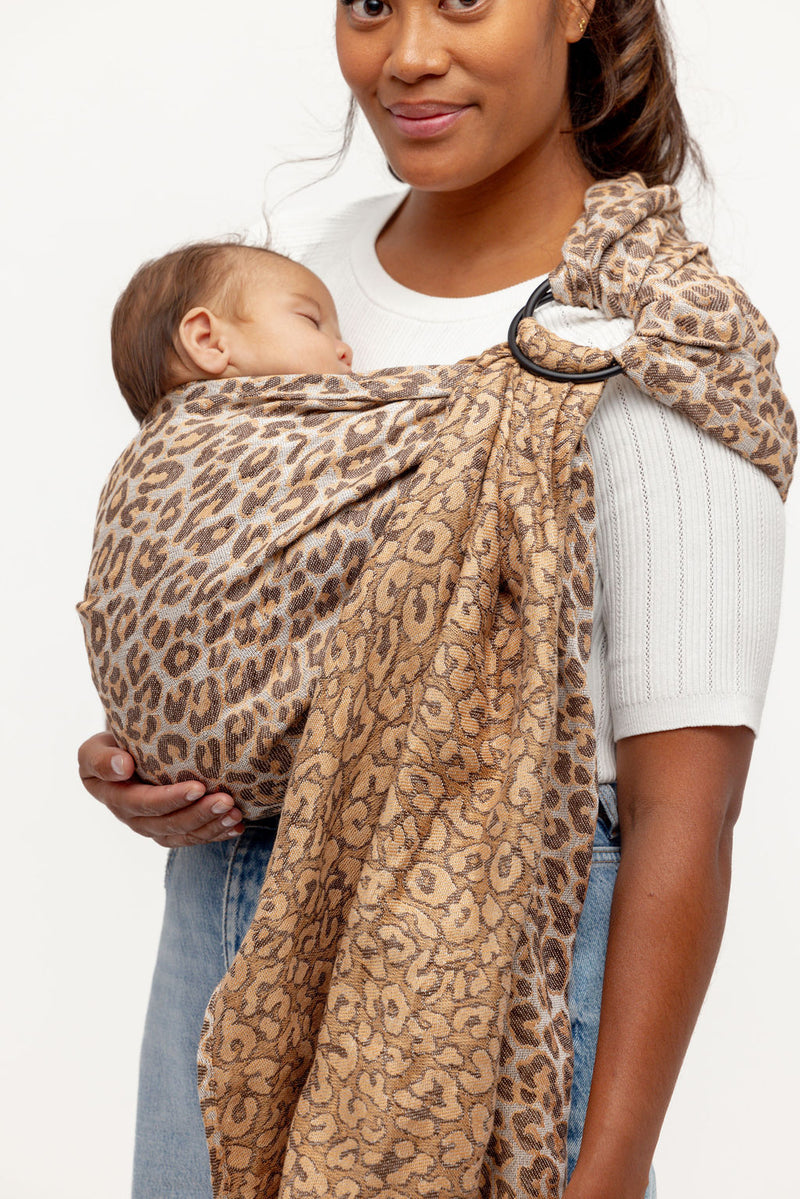 Leopard - Linen Sling
