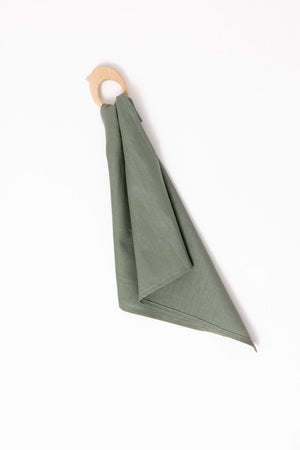 Acadian Linen + Maple Ring Teether