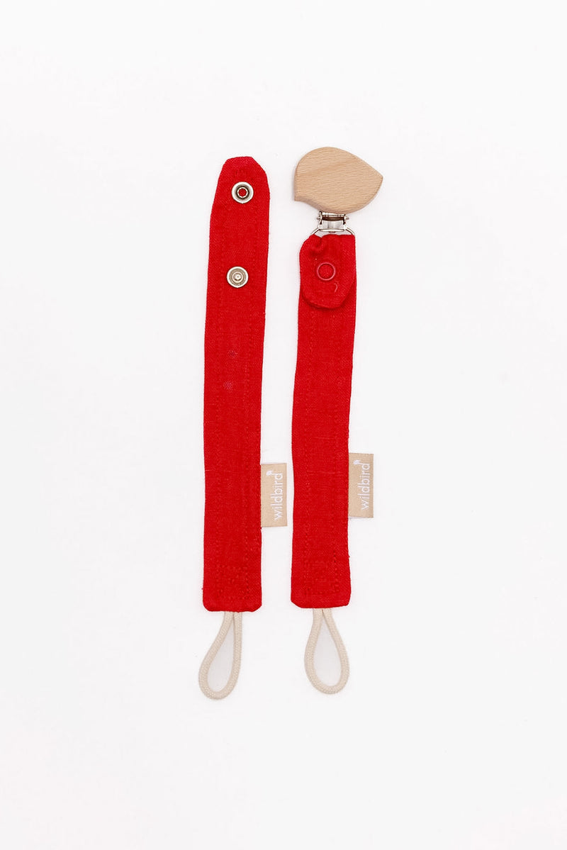 Cherry - Pacifier Clip Set