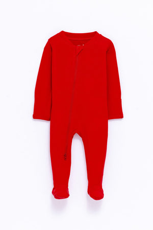Cherry CloudBlend™ Footed Pajamas