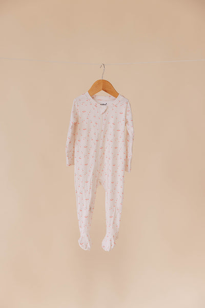 Cerise - CloudBlend™ Footed Pajamas