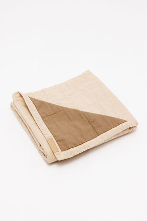 Sparrow Desert Lark Linen Quilted Blanket