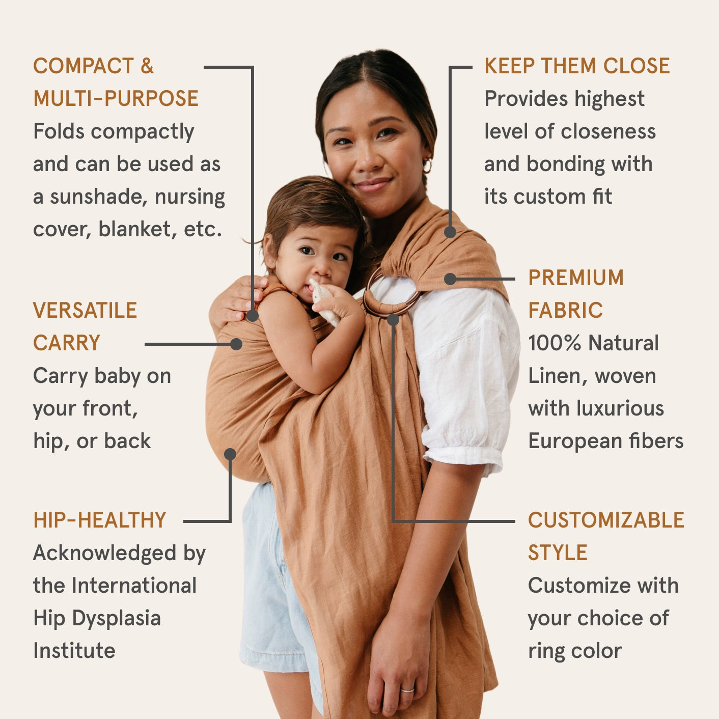Ring Sling Keababies Wrap Reviews Ring Sling Easy To Use Baby