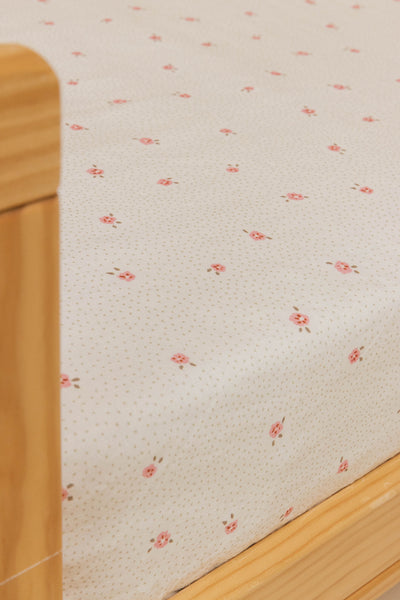 Jolie - Linen Crib Sheet