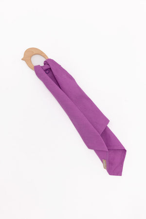 Açaí Linen + Maple Ring Teether