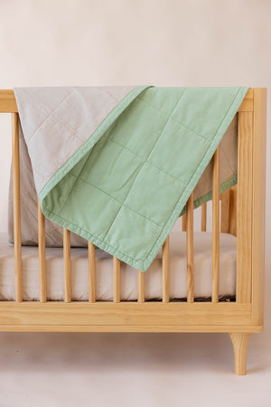 Linen Quilted Blanket Grab Bag