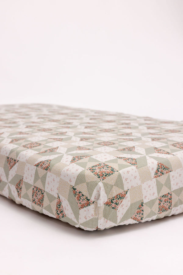 Bee - Linen Crib Sheet