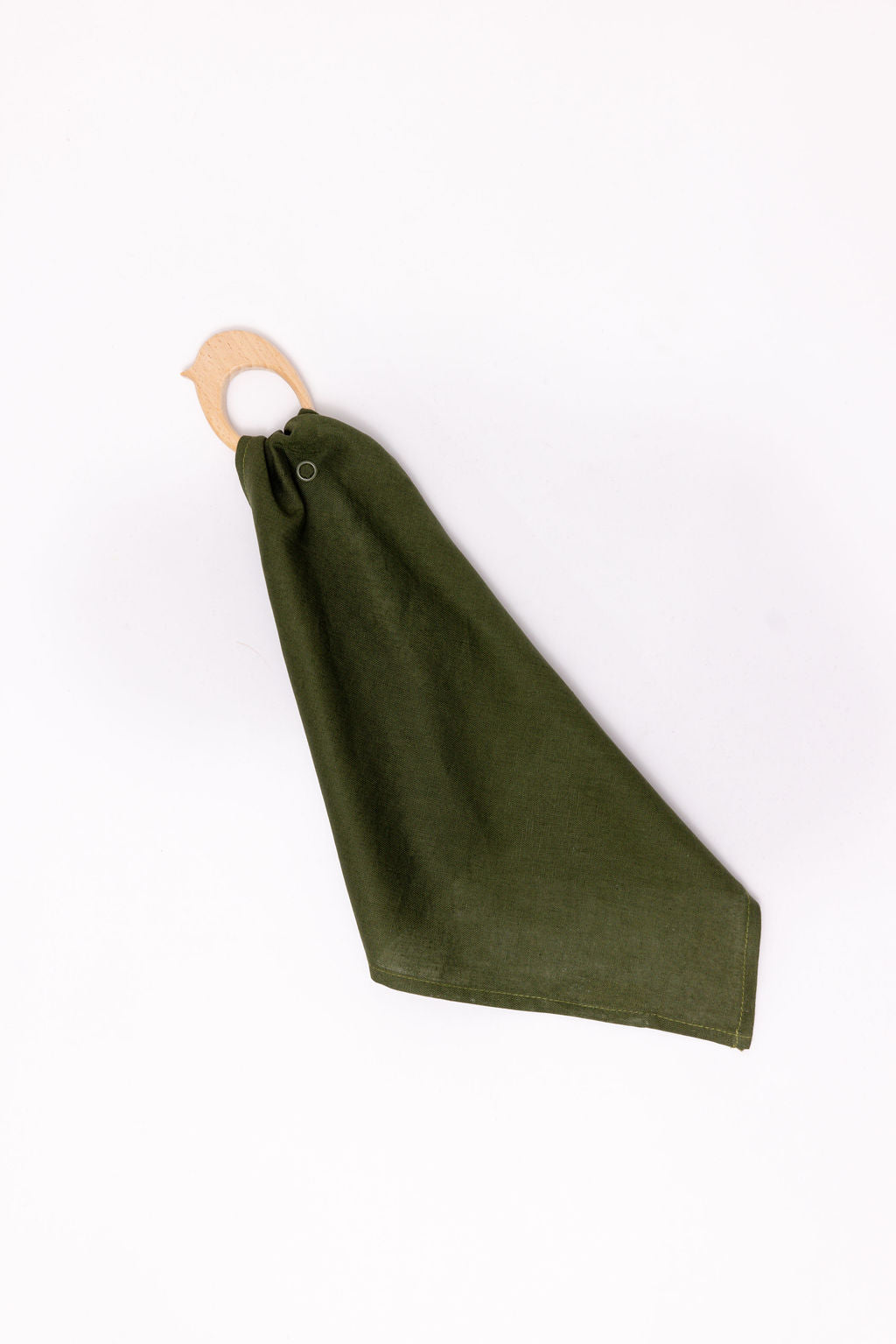 Bushwren - Linen + Maple Ring Teether