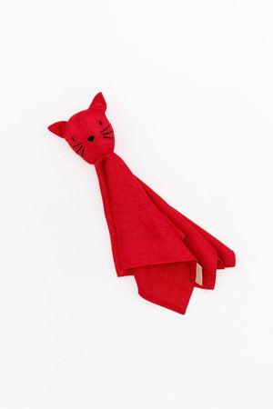Cherry Linen Lovey Kitten