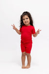 Cherry - CloudBlend™ Short Sleeve Pajamas Set