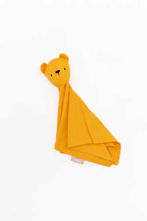 Clementine Linen Lovey Bear