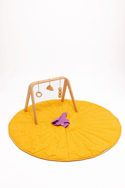 Clementine/Sparrow - Linen Quilted Playmat
