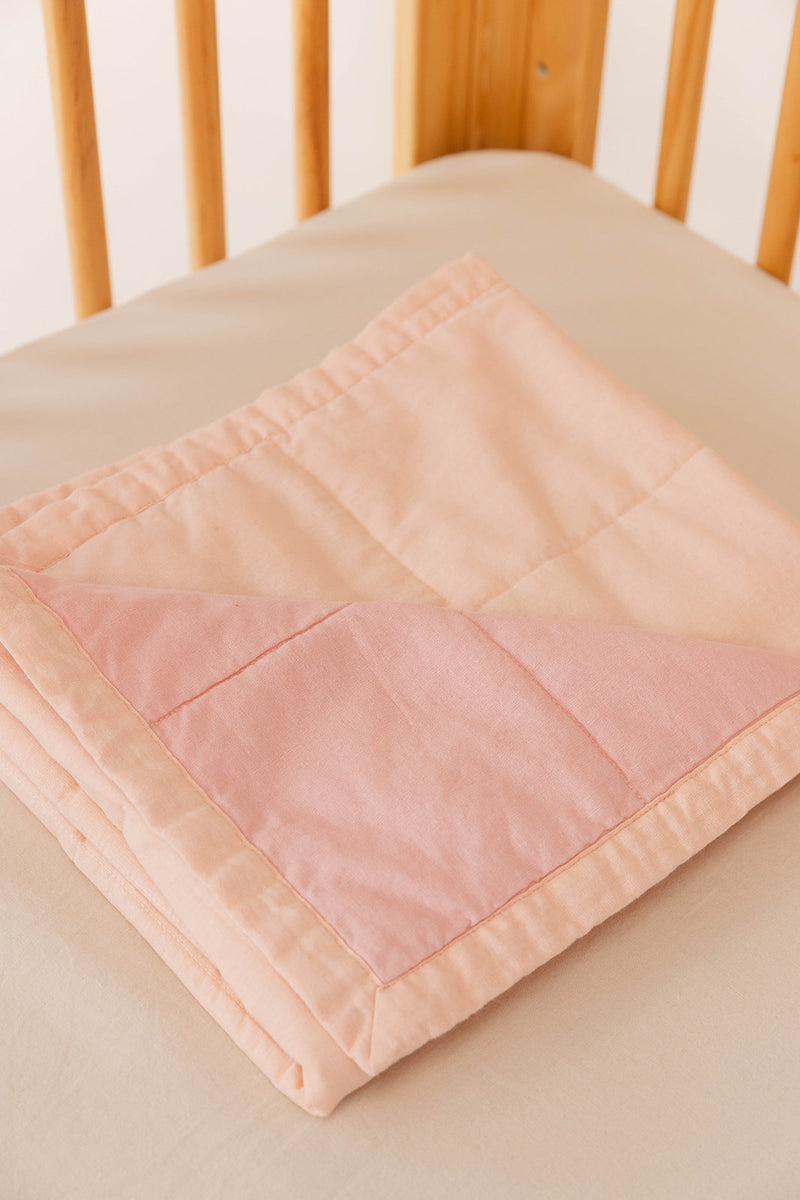 Cockatoo/Galah - Linen Quilted Blanket