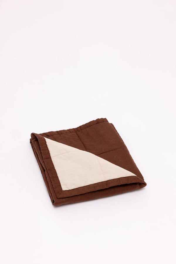 Cormorant/Sparrow - Linen Quilted Blanket