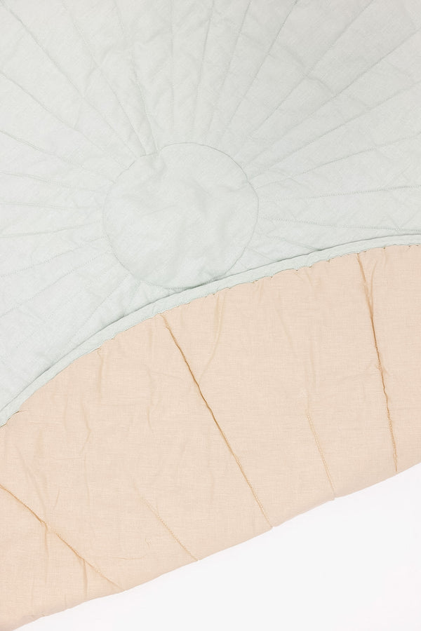 Damson/Sparrow - Linen Quilted Playmat