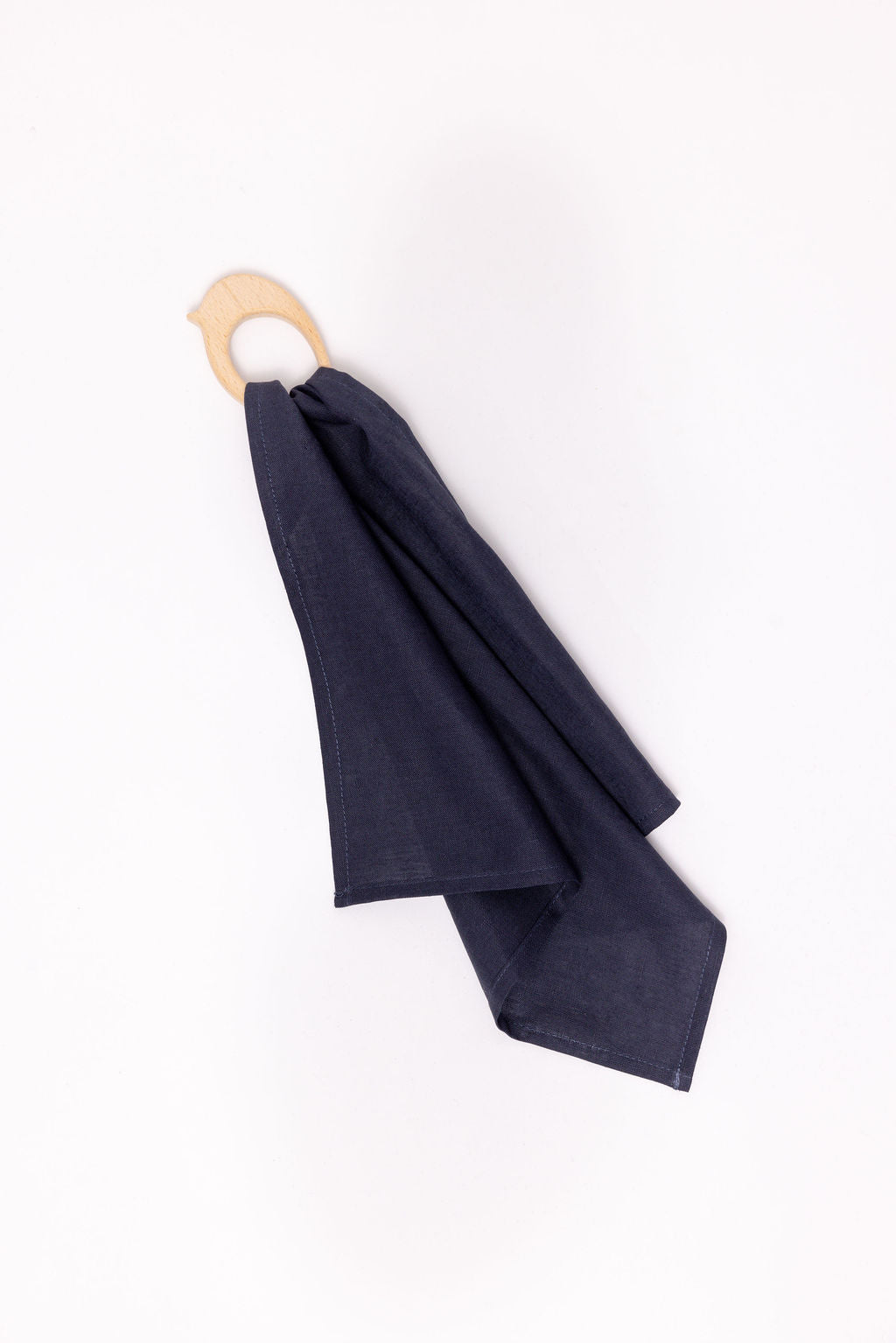 Jacarina - Linen + Maple Ring Teether