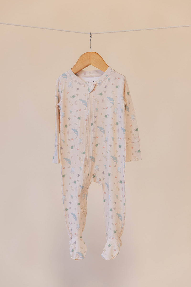 Kai - CloudBlend™ Footed Pajamas
