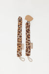 Leopard - Pacifier Clip Set