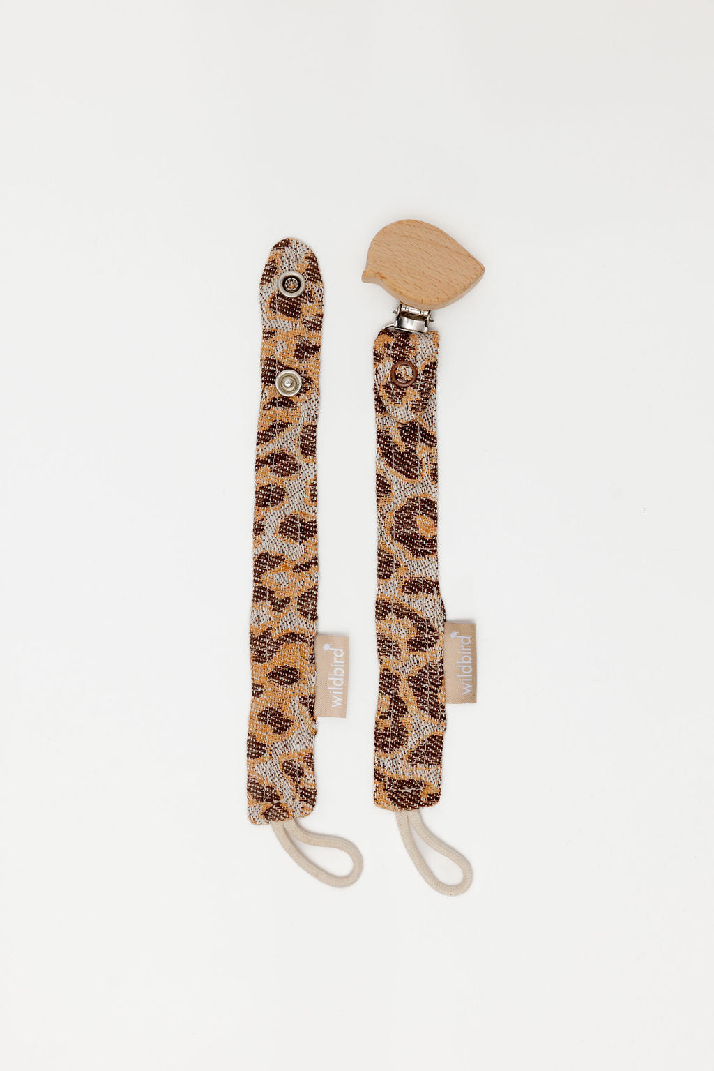 Leopard - Pacifier Clip Set