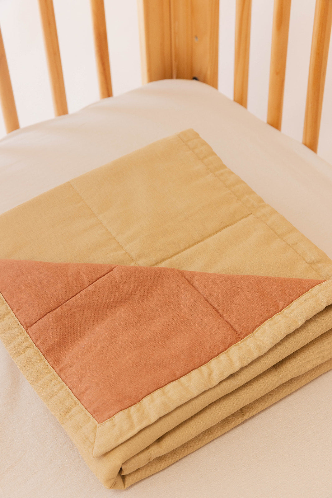 Verdin/Merganser - Linen Quilted Blanket