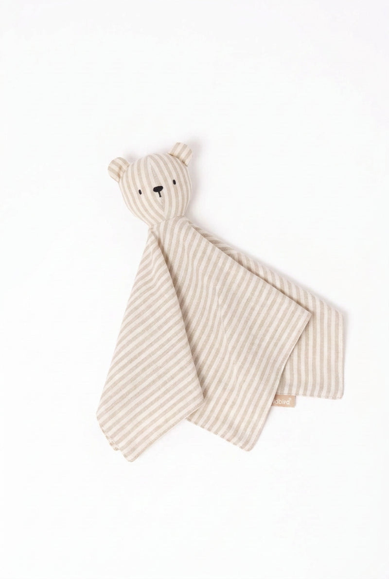 Swan - Linen Lovey Bear