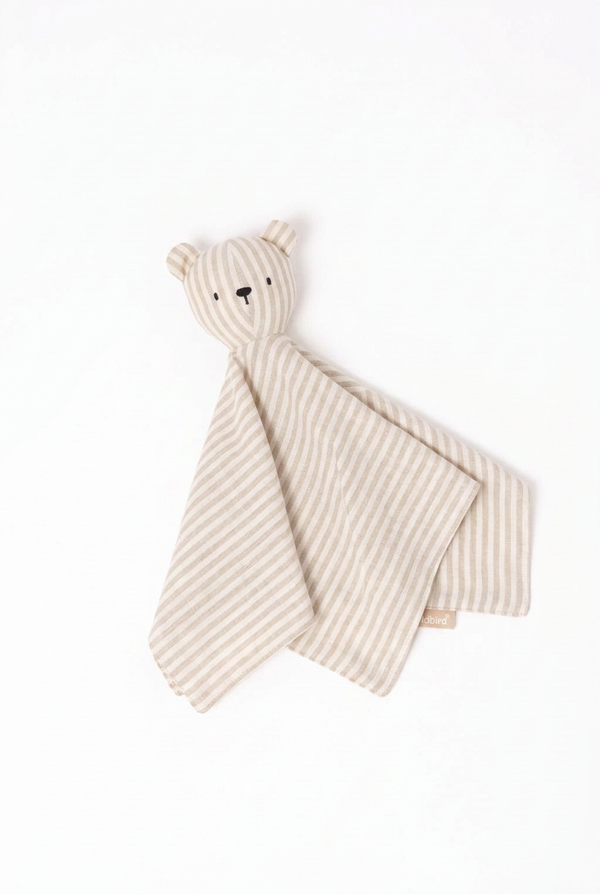 Swan - Linen Lovey Bear
