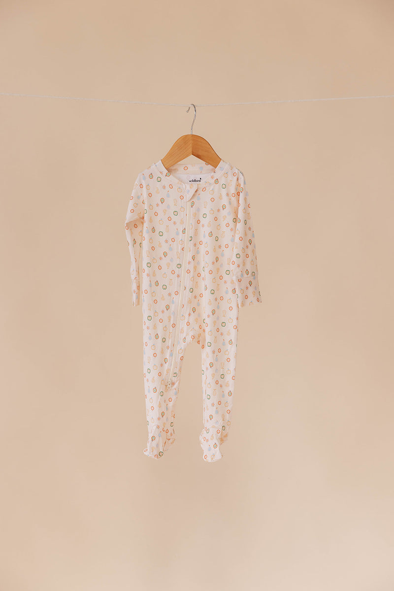 Quincy - CloudBlend™ Footed Pajamas