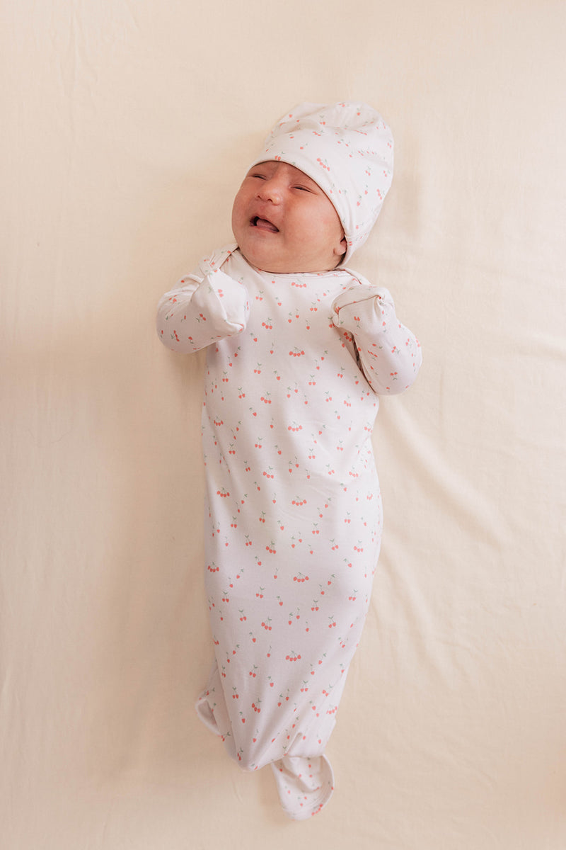 Cerise - CloudBlend™ Sleep Gown + Hat Set