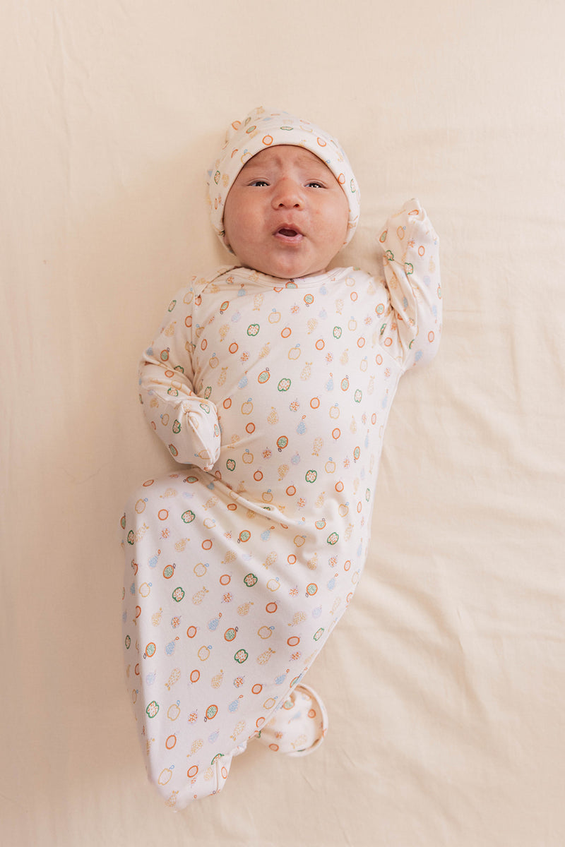 Quincy - CloudBlend™ Sleep Gown + Hat Set