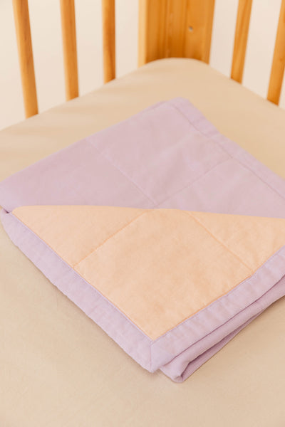 Woodnymph/Cockatoo - Linen Quilted Blanket