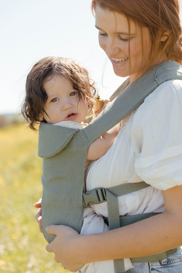 Willow Aerial Carrier- Brown Baby Carriers for Bonding in Style – WildBird